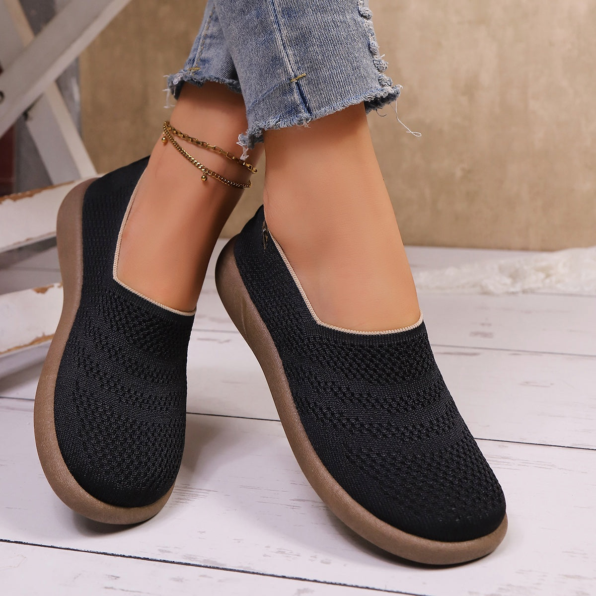 Tenis Loafer Comfort Tejido