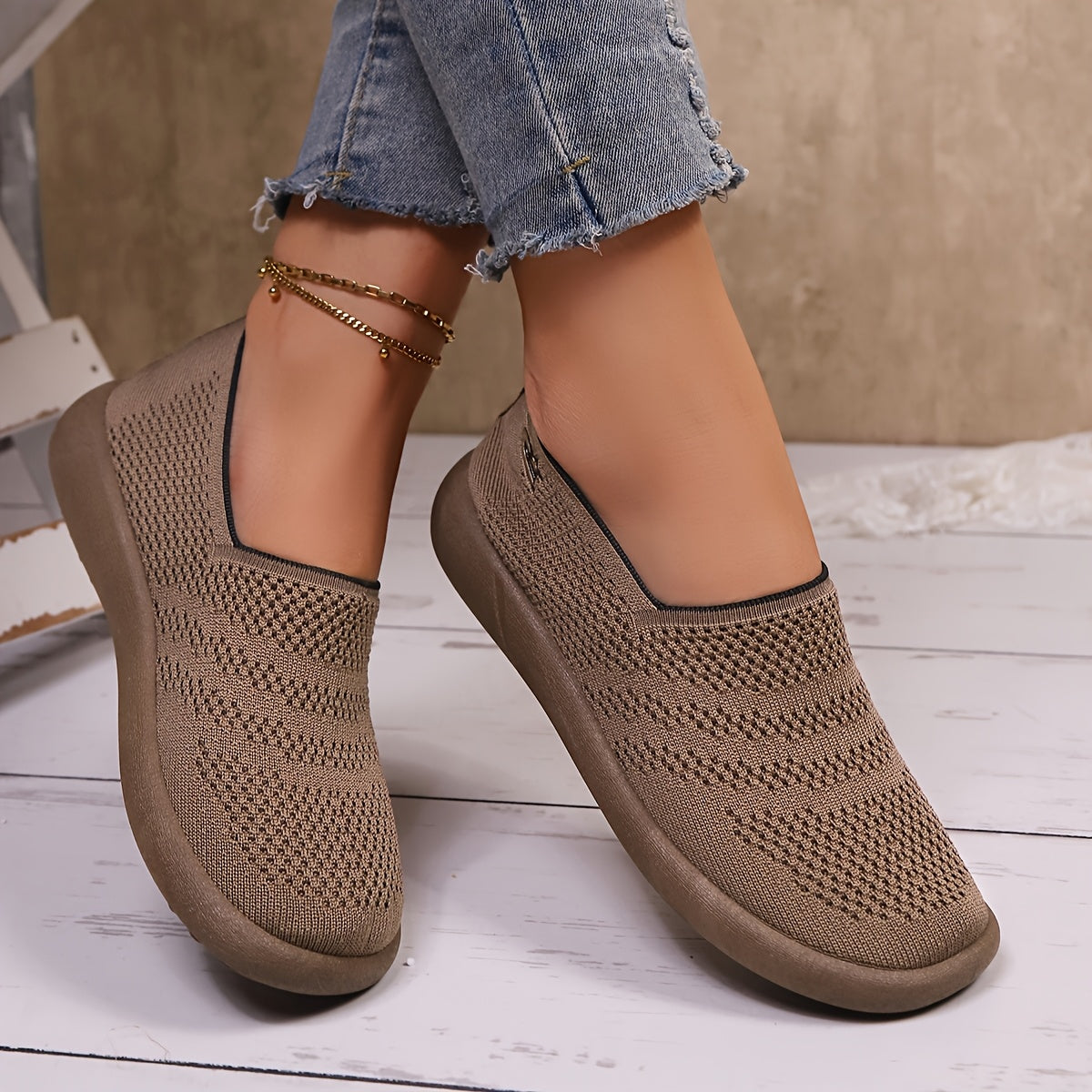 Tenis Loafer Comfort Tejido