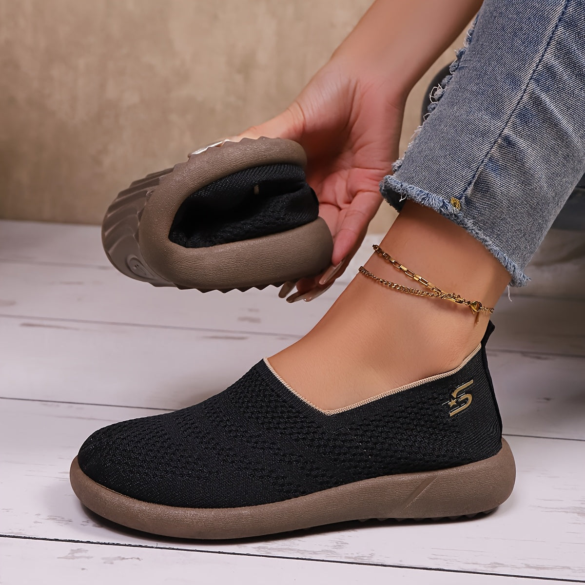 Tenis Loafer Comfort Tejido