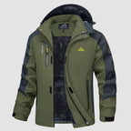 Campera Impermeable con Interior de Polar y Capucha