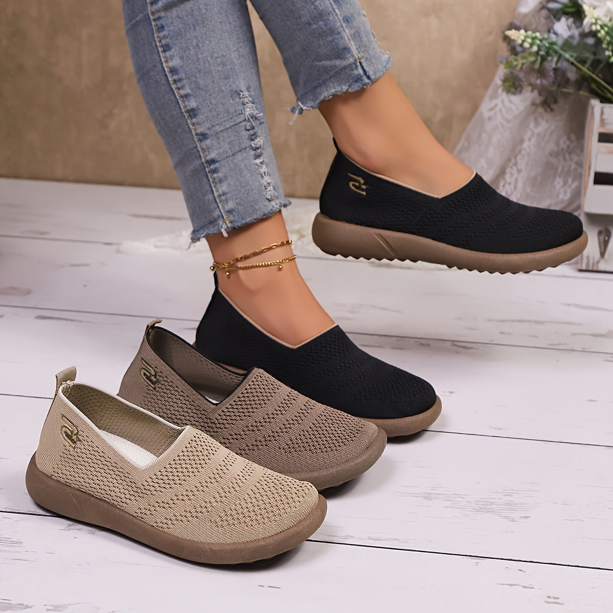 Tenis Loafer Comfort Tejido
