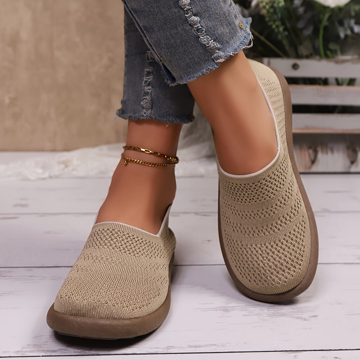 Tenis Loafer Comfort Tejido
