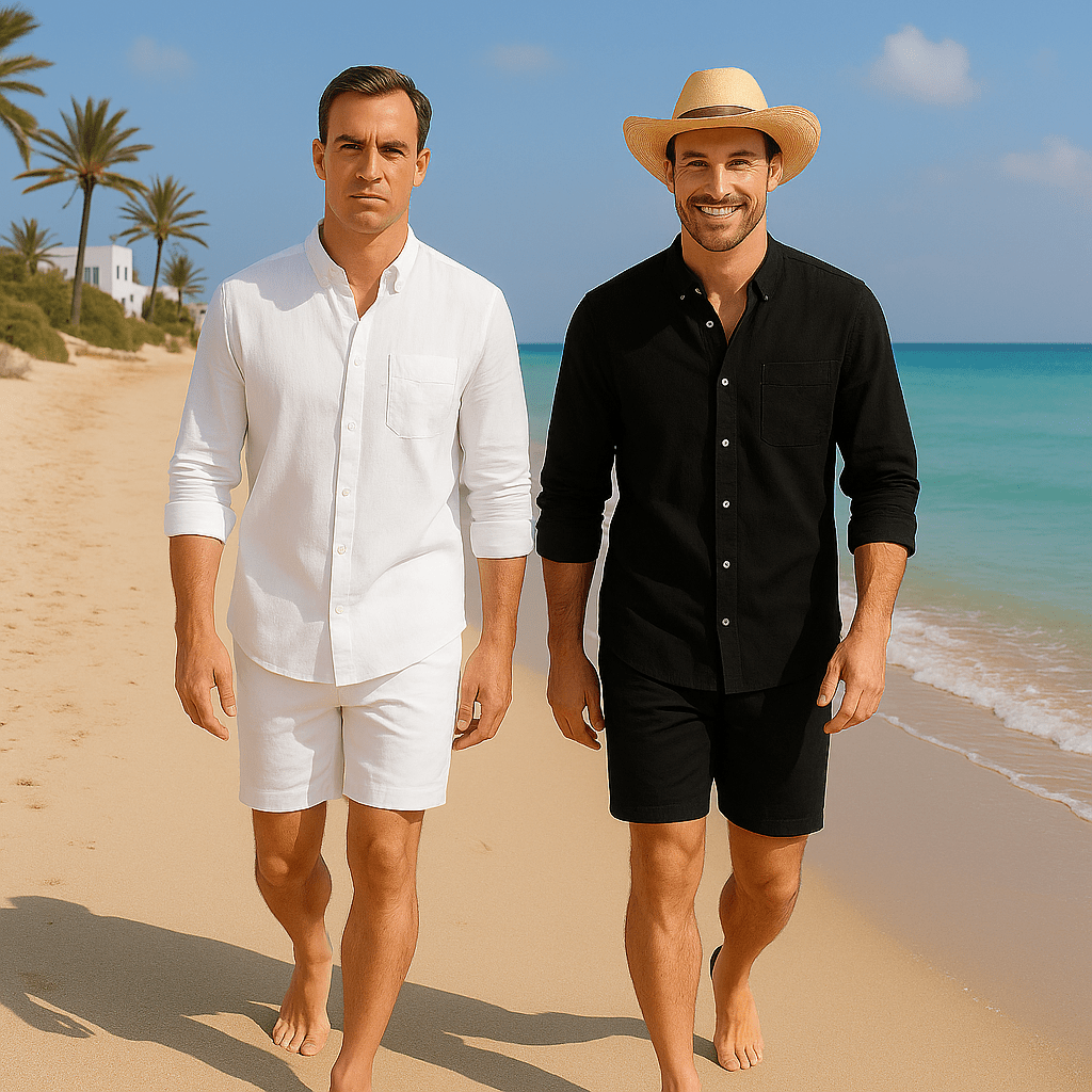 [COMPRÁ 1 Y LLEVÁ 2] Camisa de Lino Santorini + Reloj de Regalo