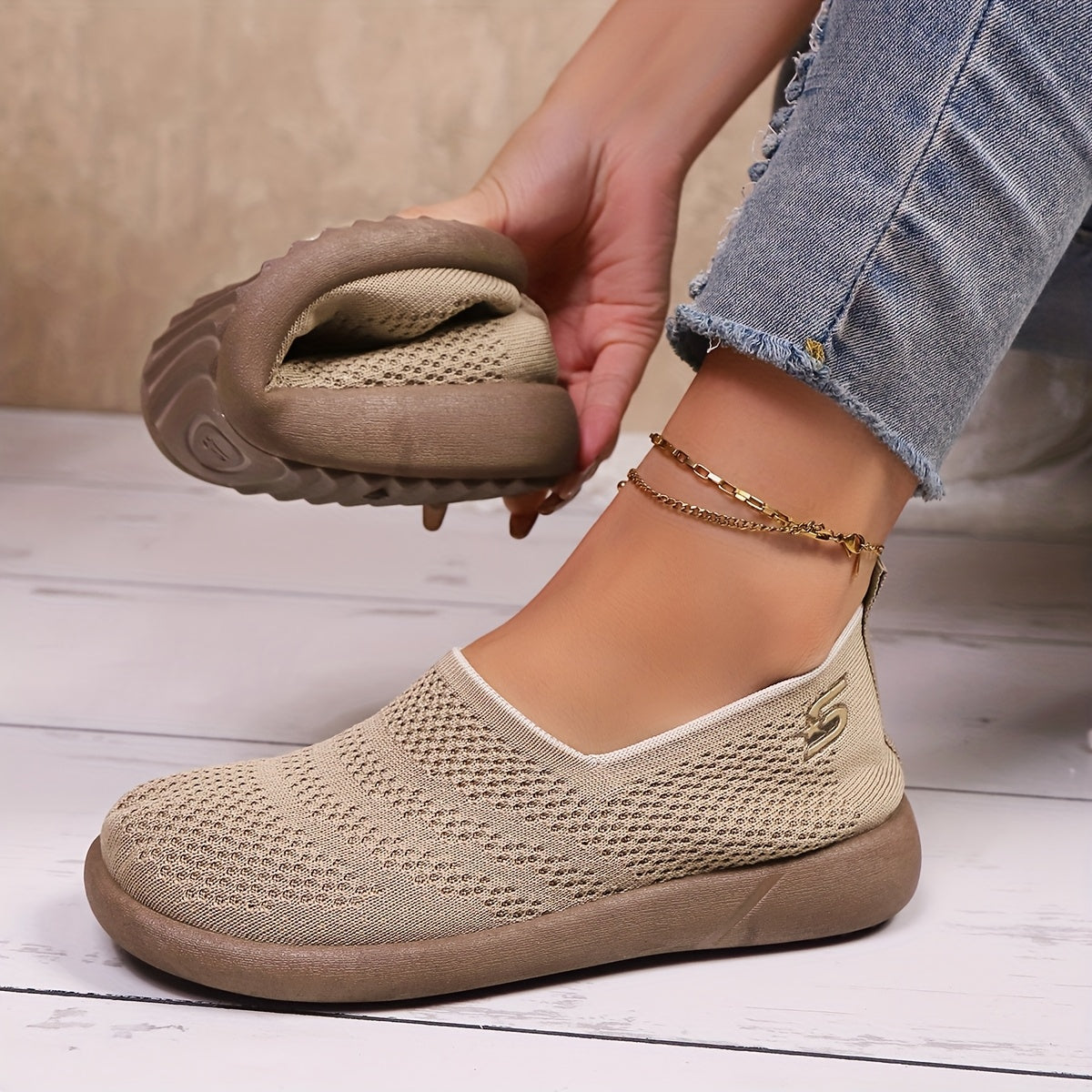 Tenis Loafer Comfort Tejido